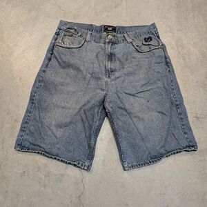 Y2K Phat Farm Denim Shorts Jorts Men's 38 (37x12) Flaw Designer Rap